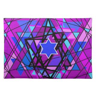 The swirling Star of David. Placemat