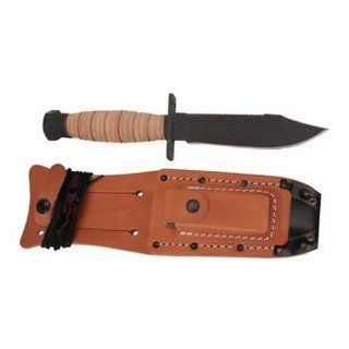 Ontario Knives Air Force Survival w/ Sheath 499  Fixed Blade Camping Knives  Sports & Outdoors