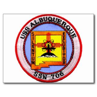 USS ALBUQUERQUE (SSN 706) POSTCARD