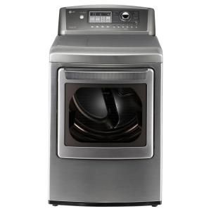 LG Electronics 7.3 cu. ft. Electric Dryer with Steam in Graphite Steel DLEX5170V