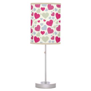 Hearts Background Lamp