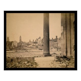 Ruins in Charleston, South Carolina 1865 Posters