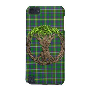 Clan Hunter Tartan And Celtic Tree Of Life