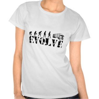 Truck Driver Evolution Darwin Theory T Shirts