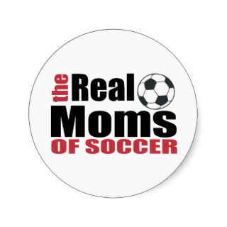 The Real Soccer Mom Stickers