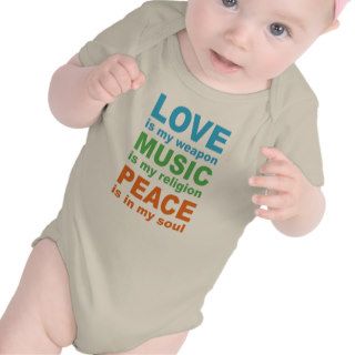 Love is my weapon, Music isShirts