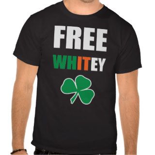 Free Whitey Bulger Shamrock T Shirt