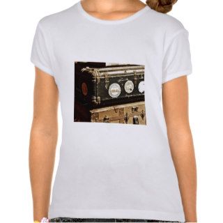 Stacked Vintage Travel Cases Shirts