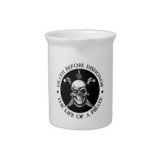 Death Before Dishonor Beverage Pitchers