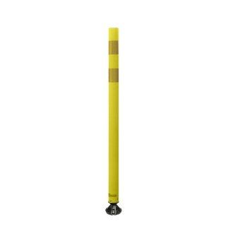 Tuff Post Delineator Marker, 42" Yellow w/two 3" Yellow HI Reflective Bands, w/out base Industrial Warning Signs