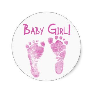 It's a baby girl sticker
