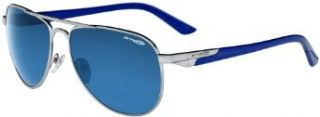 Arnette ONE TIME Mens Aviator Sunglasses 502/80 Gunmetal/Blue Clothing