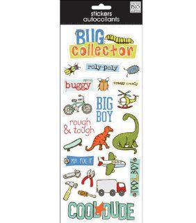 Sayings Stickers 5 1/2 Inch by 12 Inch Sheet, Bug Collector