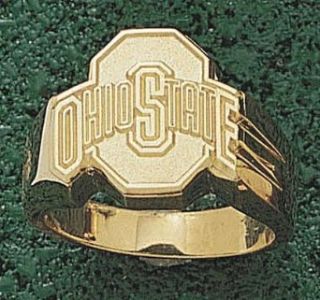 Ohio State Buckeyes Athletic "O" Men's Ring Size 10 3/4   10KT Gold Jewelry Clothing
