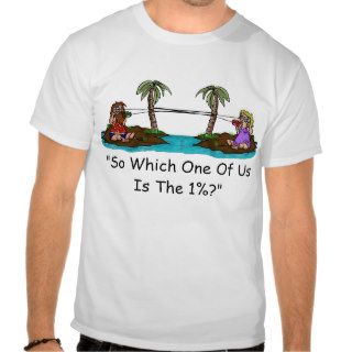 1% Stranded On Island Funny T shirt  Customize It