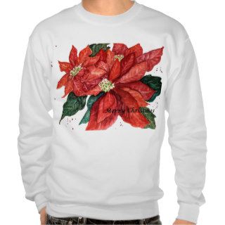 Poinsettia Christmas Sweatshirt