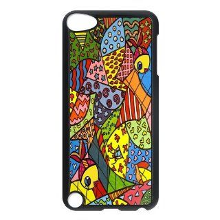 Romero Britto Personalized Music Case for IPod Touch 5th Cell Phones & Accessories
