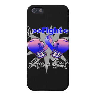 Male Breast Cancer I Fight Like a Girl With Gloves iPhone 5 Cover