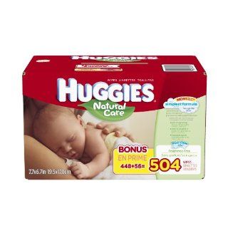 Huggies Natural Care Baby Wipes, Refill, 504 Count Health & Personal Care