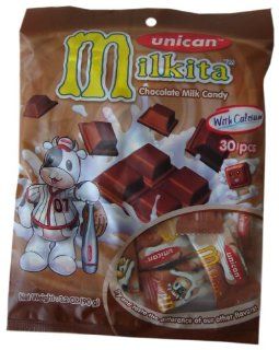 Unican Candy Milkita Choco Bag, 3.2 Ounce Packages (Pack of 12)  Candy And Chocolate Bars  Grocery & Gourmet Food