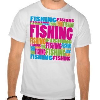 Colorful Fishing T shirt
