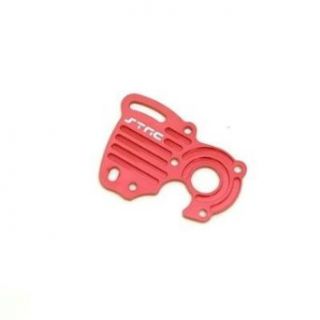 ST Racing Concepts ST7077R CNC Machined Aluminum Motor Heat Sink Plate, Red Toys & Games