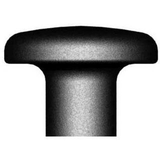 Innovative Components AN5C PL522 1.62" Pull knob blind 5/16 18 steel zinc insert black pp (Pack of 10) Push Pull Knobs