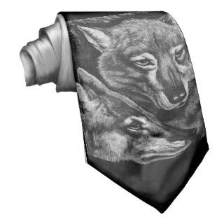 Foxes / Wolves / Coyotes ? Necktie