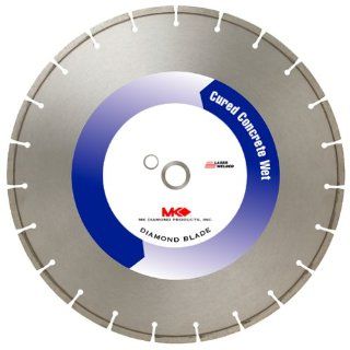 MK Diamond 129072 MK 505 18 Inch by 1/8 Inch Wet Cutting Diamond Saw Blade with 1 Inch Arbor for Cured Concrete    