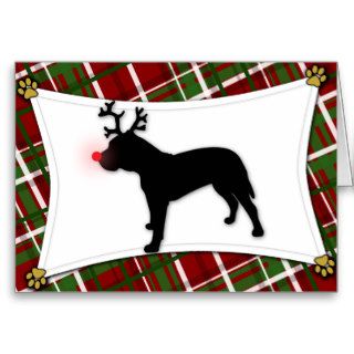 Presa Canario Reindeer Christmas Card