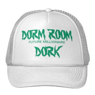 DORM ROOM DORK   FUTURE MILLIONAIRE (CAP) MESH HATS