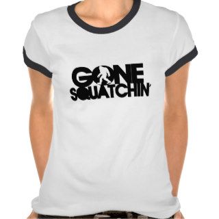 Gone Squatchin' Black / White Tshirts