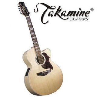 NEW Takamine EG523SC12 Cutaway Jumbo 12 String Acoustic Guitar With Built in TK40 Preamp, Auto Tuner & Electronics System   AUTHORIZED ELECTRONICS DISTRIBUTOR Musical Instruments