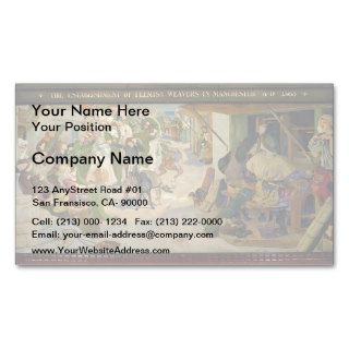 Ford Brown Establishment of the Flemish Weavers Business Card