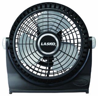 Lasko 507 10 Inch Breeze Machine Floor or Table Fan, Black   Electric Household Tabletop Fans