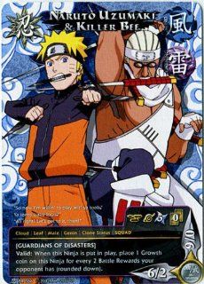 Naruto Uzumaki & Killer Bee Jump Magazine Collection Card 