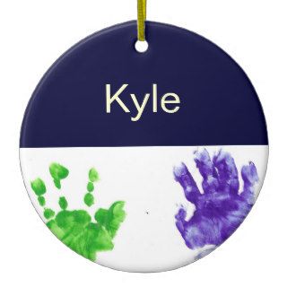 Little Hands Personalized Baby Ornament