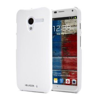 i Blason Motorola X Moto X Smart Phone Slim Fit Hard Cover Case with Soft Touch by Google (White)   Cell Phone Carrying Cases