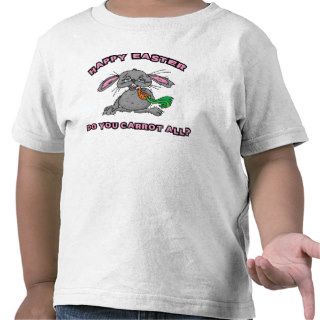 Funny Happy Easter Bunny Toddler T Shirts