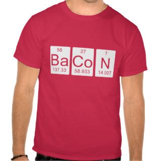 Bacon Chemistry T Shirt