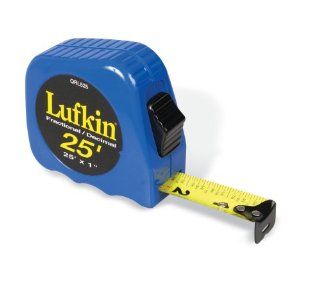 Lufkin QRL525MP 1 Inch by 25 Foot Quick Read Tape Measure   Left Handed Tape Measure  