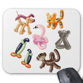BALLOON ANIMAL PARTY MOUSE MAT