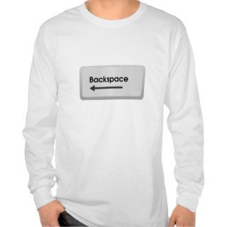 Backspace Computer Key Tee Shirts