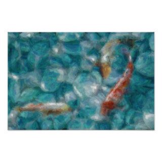 Koi Pond Poster