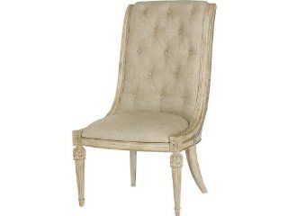 Jessica Mcclintock The Boutique Collection Uph Side Chair White Veil Finish Set up  