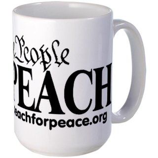  Impeach For Peace Large Mug   Standard Kitchen & Dining