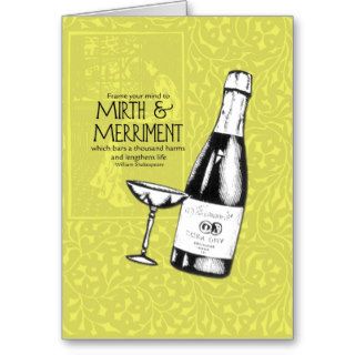 Champagne Party Invitation Greeting Card
