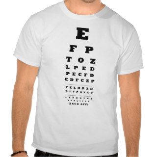Eye chart   If you can read thisTshirt