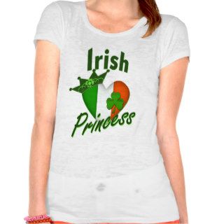 Irish Princess Heritage Heart T shirt