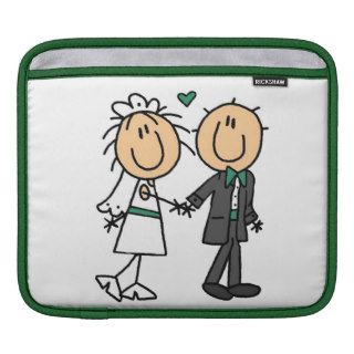 Stick Figure Bride and Groom T shirts and Gifts Sleeve For MacBook Air
